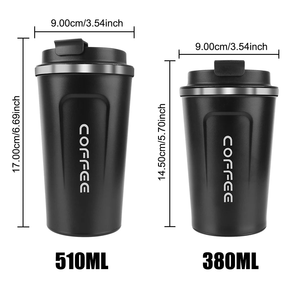 Thermo Cafe Coffee Mug Car Thermos Mug 380/510ML