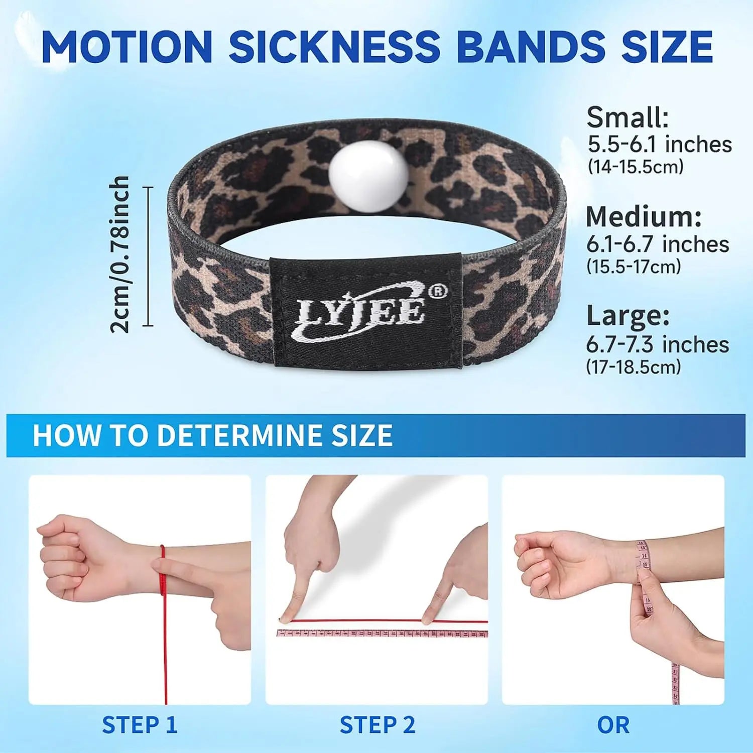 LYJEE Motion Sickness Bands/Acupressure
