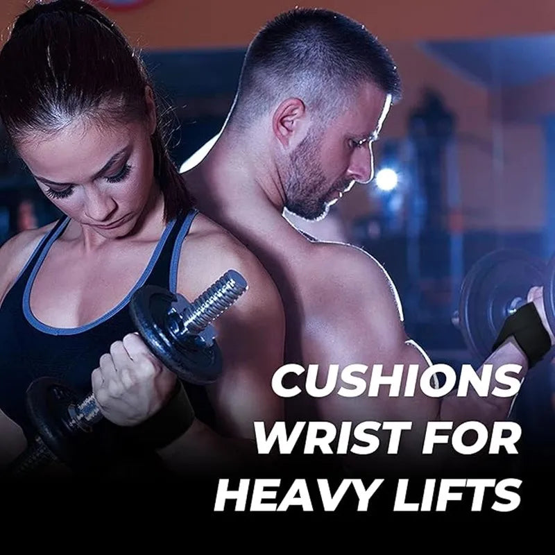 Weightlifting Wrist Straps Strength Training Adjustable