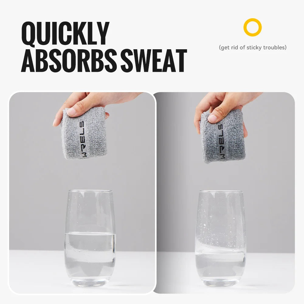 WRELS Sweatbands Sports Moisture Wicking Athletic