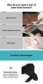 1pc Wrist Guards Thumb Guards Breathable Tendon