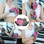Fingerless Gym Gloves Women Men Weightlifting