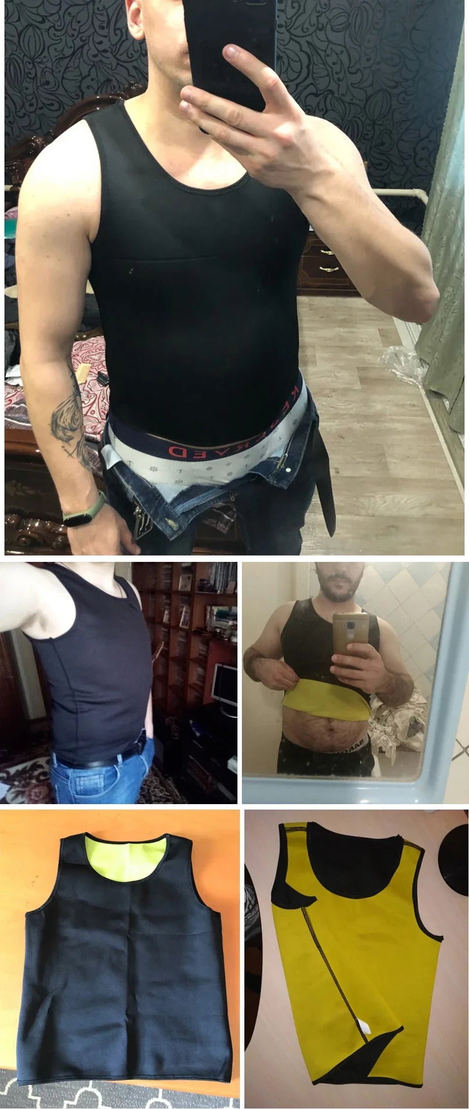 Men Slimming Body Shaper Modeling Vest Belly