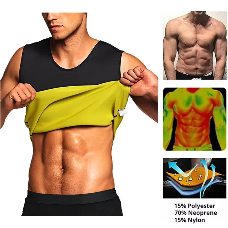 Men Slimming Body Shaper Modeling Vest Belly