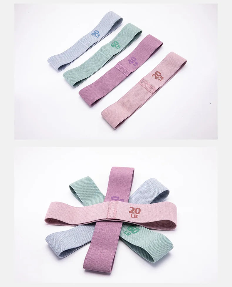 Fabric Resistance Hip Booty Bands Glute Thigh Elastic