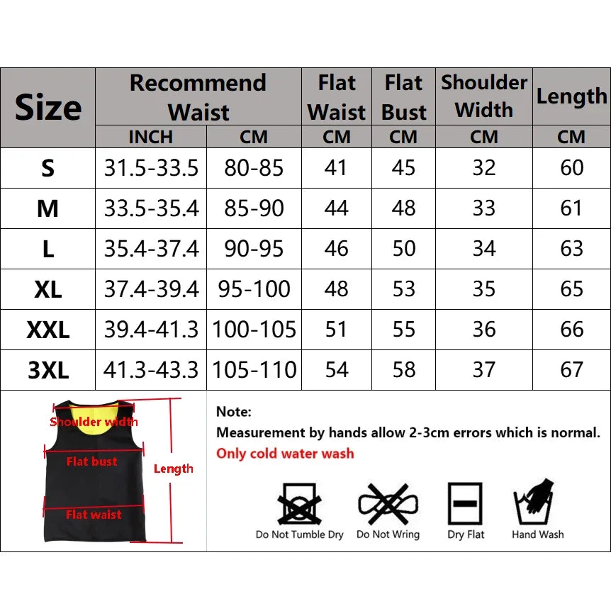 Men Slimming Body Shaper Modeling Vest Belly
