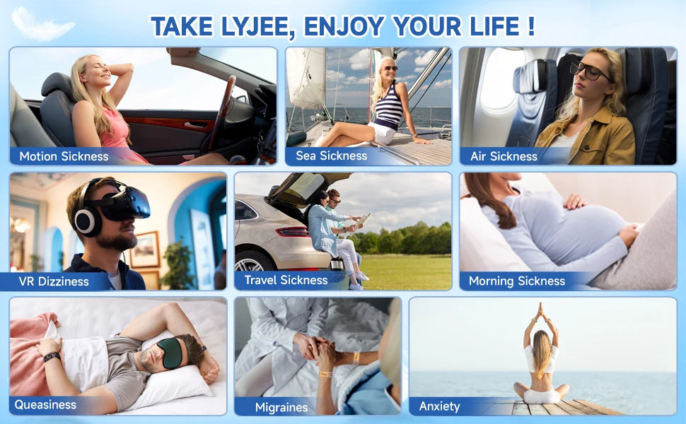 LYJEE Motion Sickness Bands/Acupressure