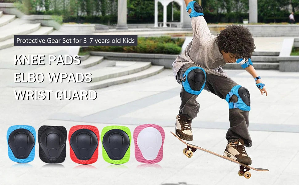 6pcs Kids Knee Pads and Elbow Pads Set,Knee Pads