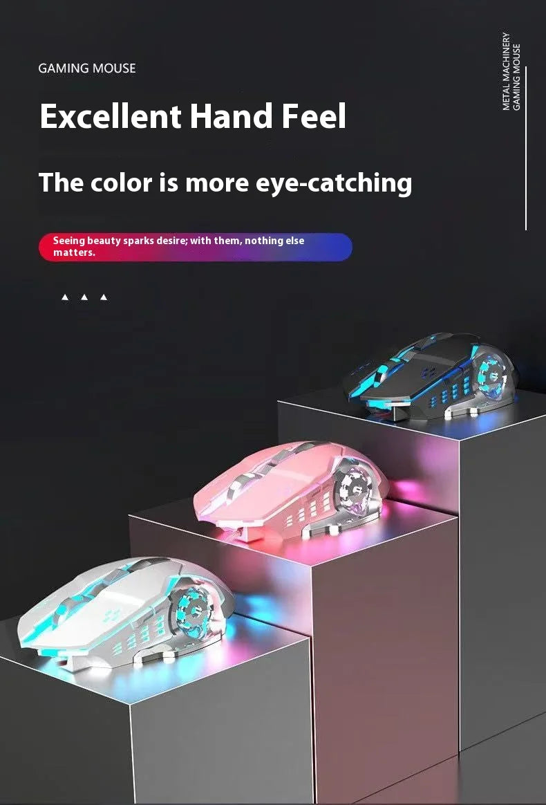 Rechargeable Wireless Mouse Gaming