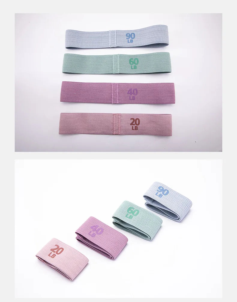 Fabric Resistance Hip Booty Bands Glute Thigh Elastic