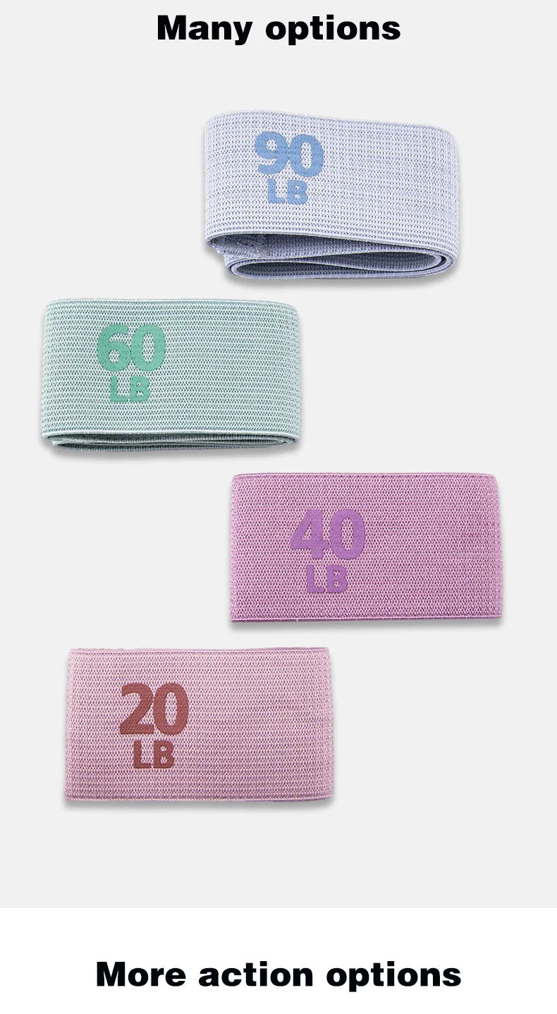 Fabric Resistance Hip Booty Bands Glute Thigh Elastic