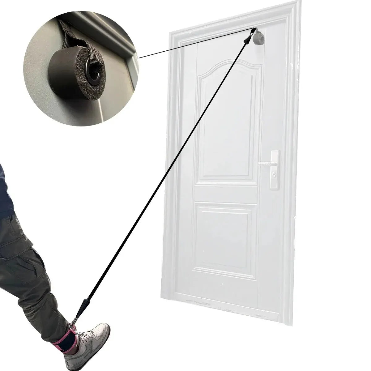 Fitness Ankle Straps Adjustable D-Ring Support