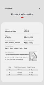 1PC Professional Knee Pads for Joint Compression