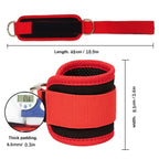 Fitness Ankle Straps Adjustable D-Ring Support