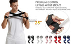 Weightlifting Wrist Straps Strength Training Adjustable